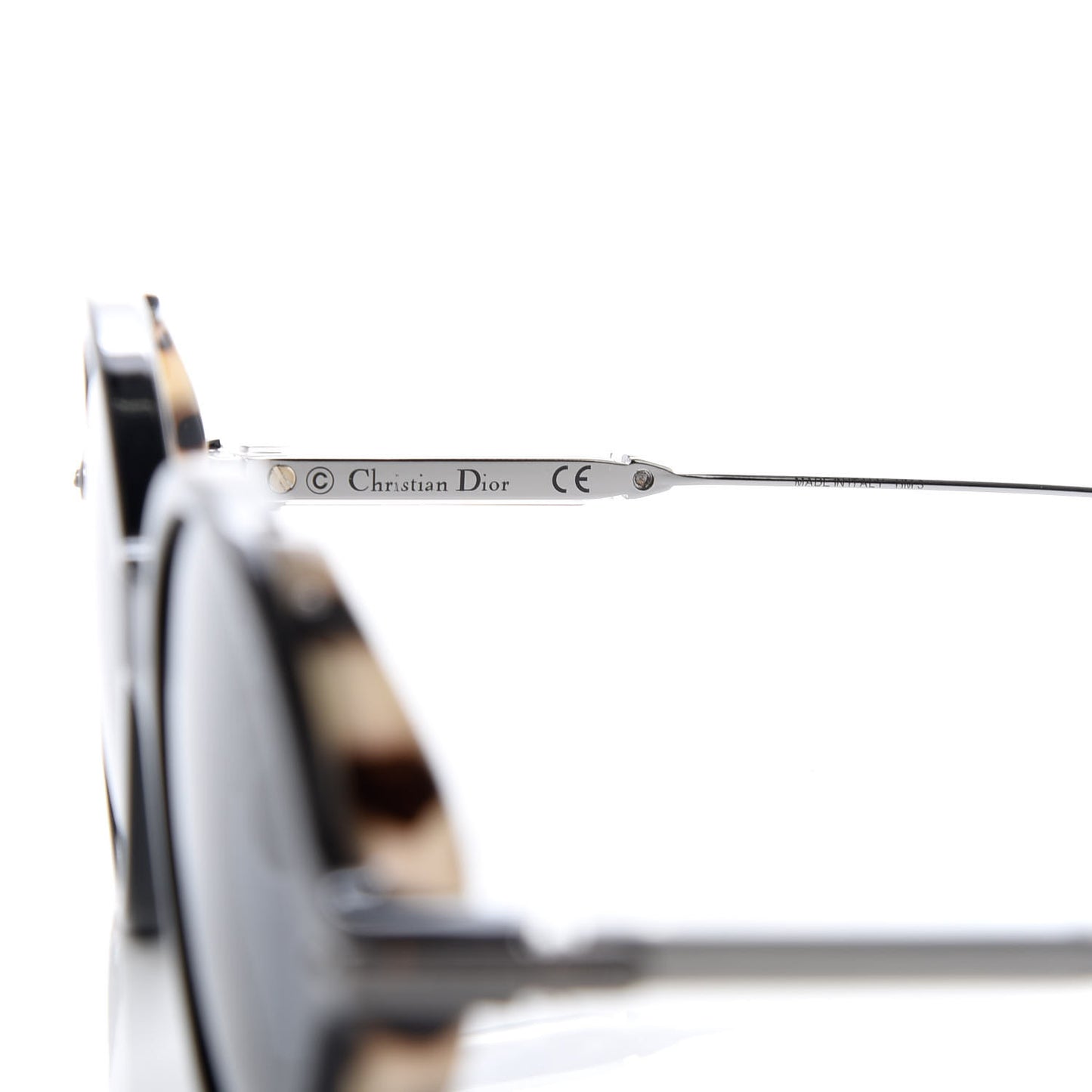 Acetate Umbrage Round Sunglasses Tortoise Black