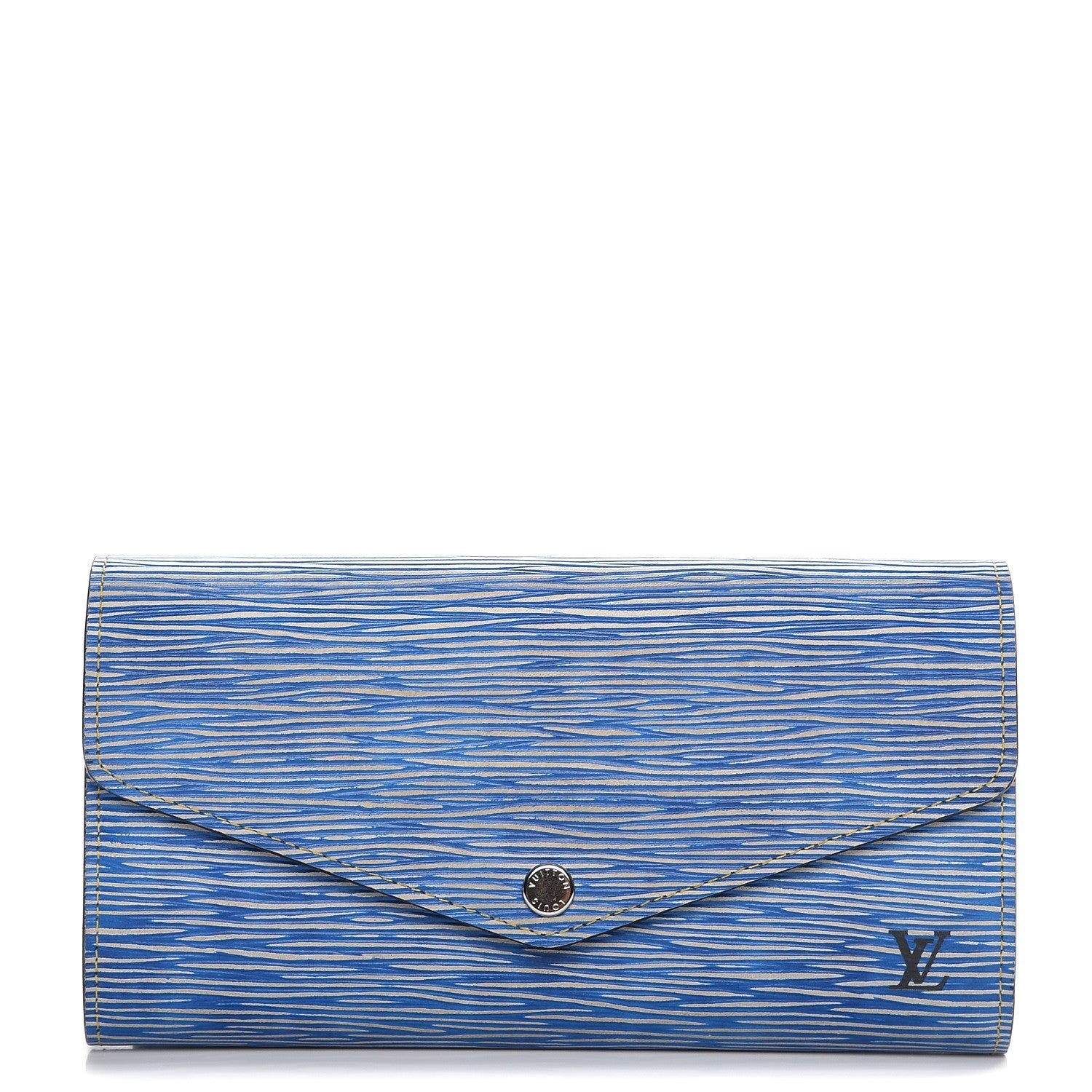 Louis Vuitton Epi Sarah Wallet NM Denim Light 1 of 6