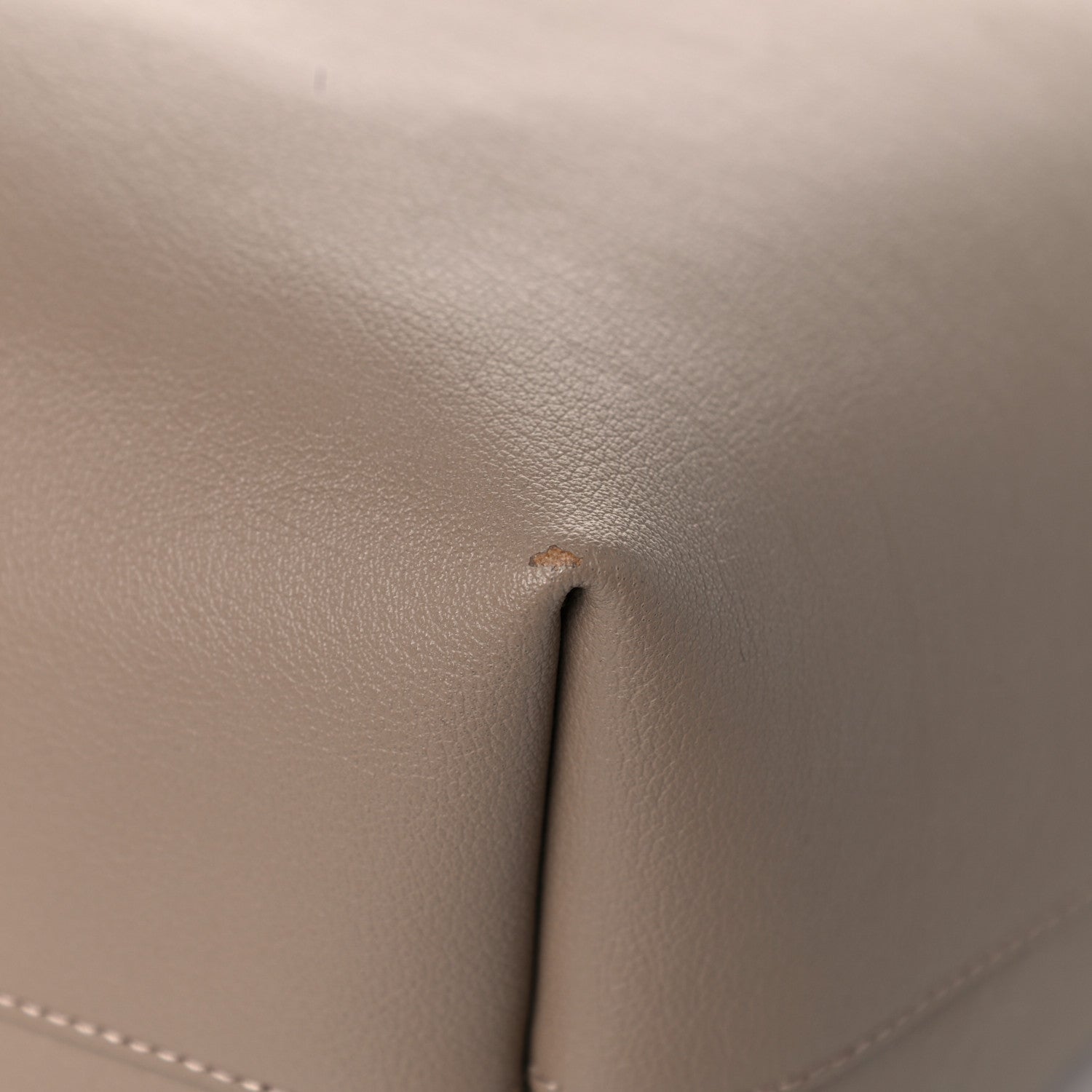 Saint Laurent Calfskin Large Shopping Tote Dark Beige 11 of 13