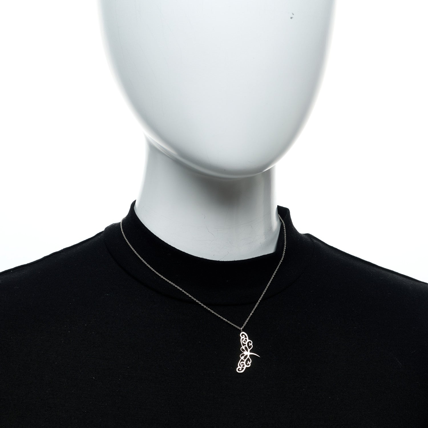 Tiffany Sterling Silver Enchant Dragonfly Pendant Necklace 2 of 5