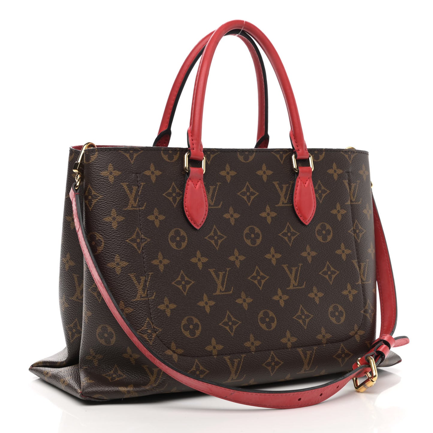 Monogram Flower Tote Coquelicot