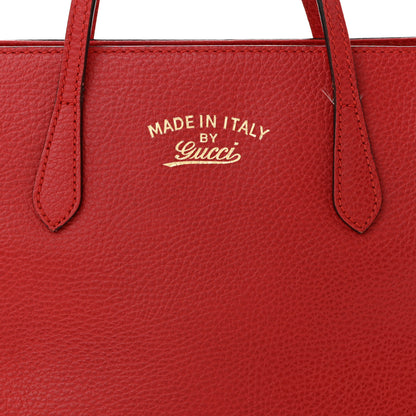 Gucci Dollar Calfskin Mini Swing Top Handle Bag Tobasco 7 of 11