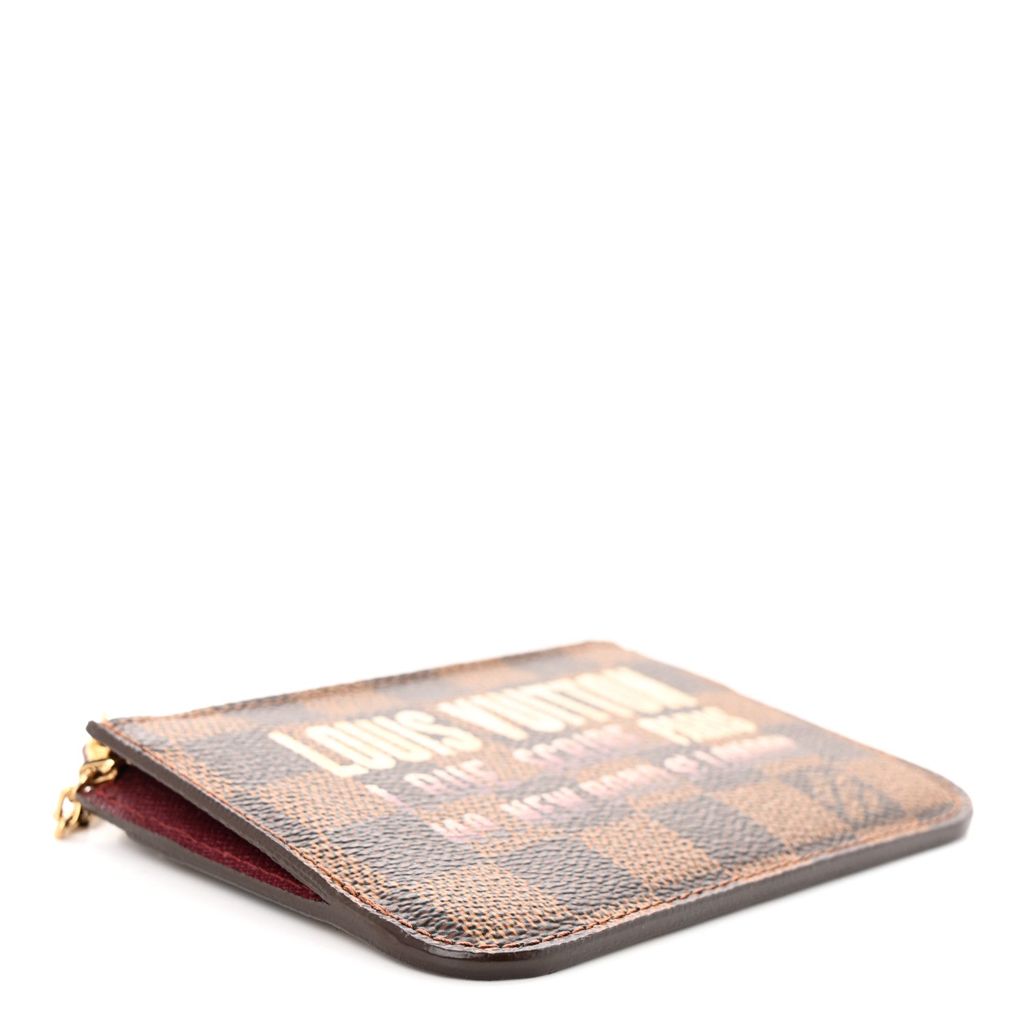 Louis Vuitton Damier Ebene Scribe Affiche Key Pouch 4 of 9