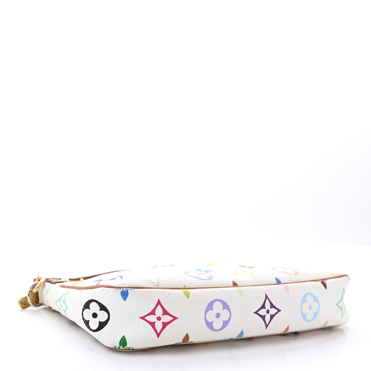Monogram Multicolor Pochette Accessories White