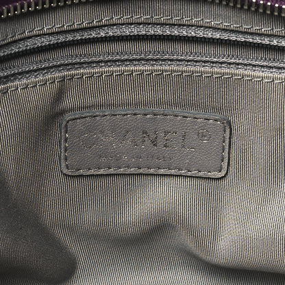 Chanel Nylon Quilted Tweed Stitch Bubble Camera Case Purple 6 of 11