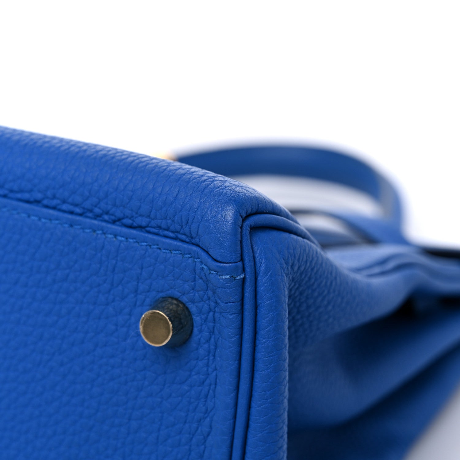 Hermes Togo Kelly Retourne 28 Bleu Zellige 9 of 11