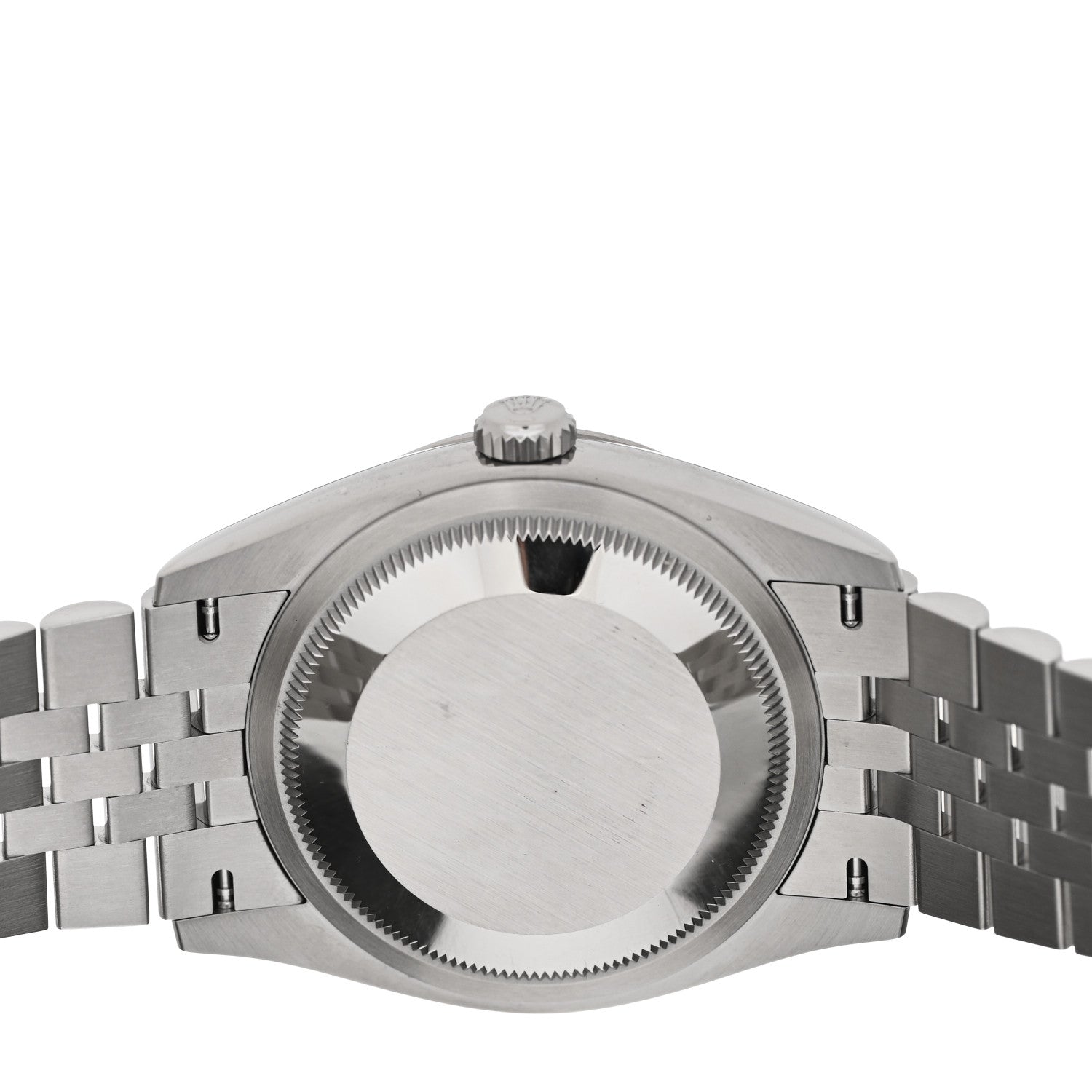 Rolex Stainless Steel 18K White Gold 36mm Oyster Perpetual Datejust Watch Bright Blue 126234 4 of 5
