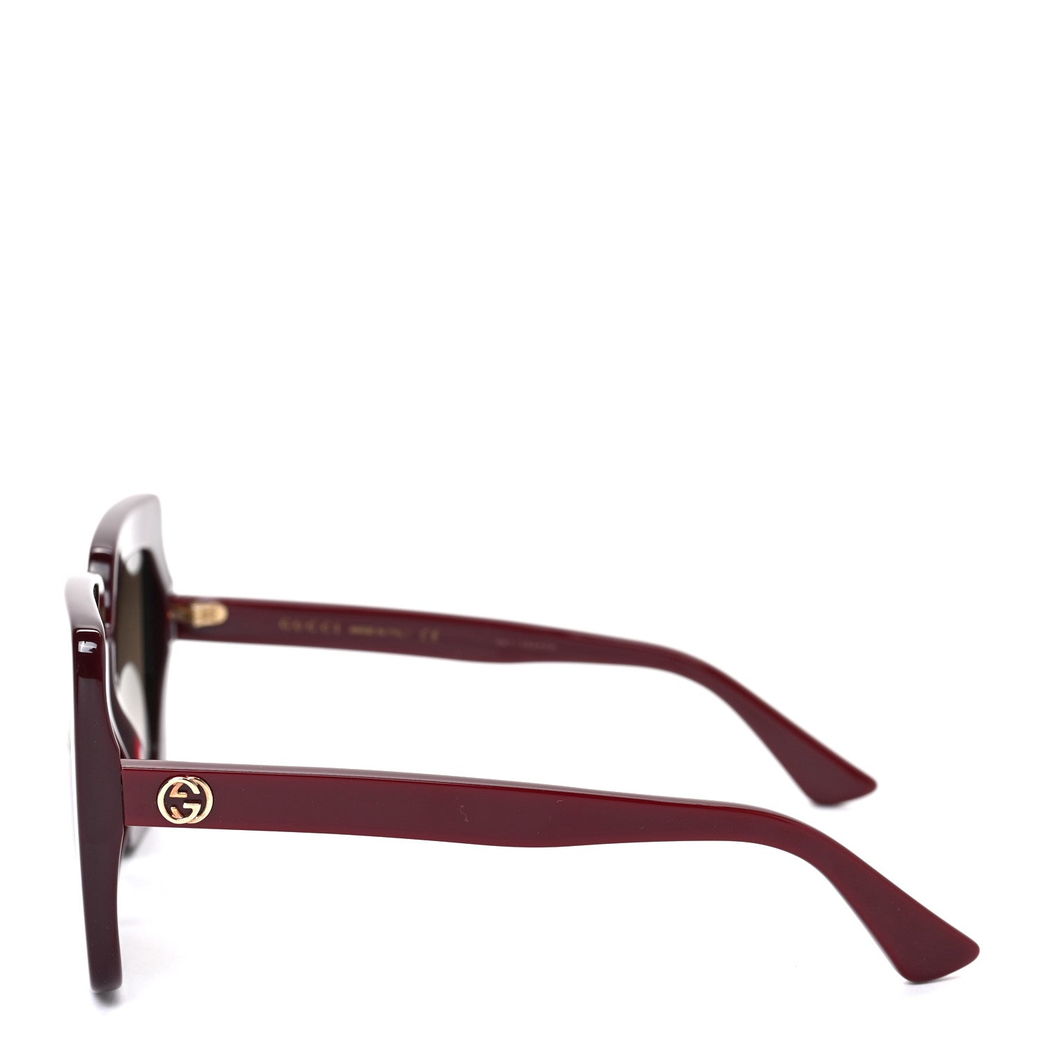 Gucci Acetate Oversize Sunglasses GG0328S Red 3 of 7