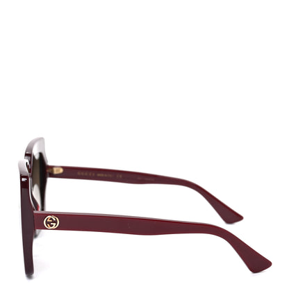 Gucci Acetate Oversize Sunglasses GG0328S Red 3 of 7