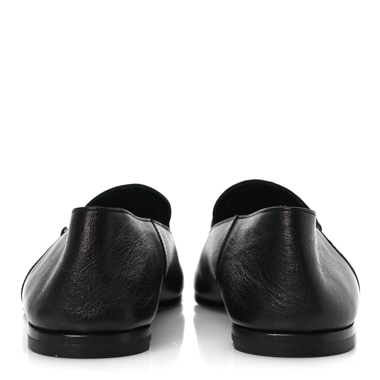 Goatskin Mens Saga Loafers 43.5 Black