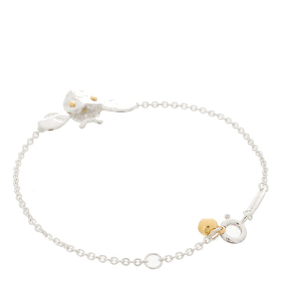 Tiffany Sterling Silver 18K Rose Gold Return to Tiffany Love Bugs Butterfly Chain Bracelet 2 of 3