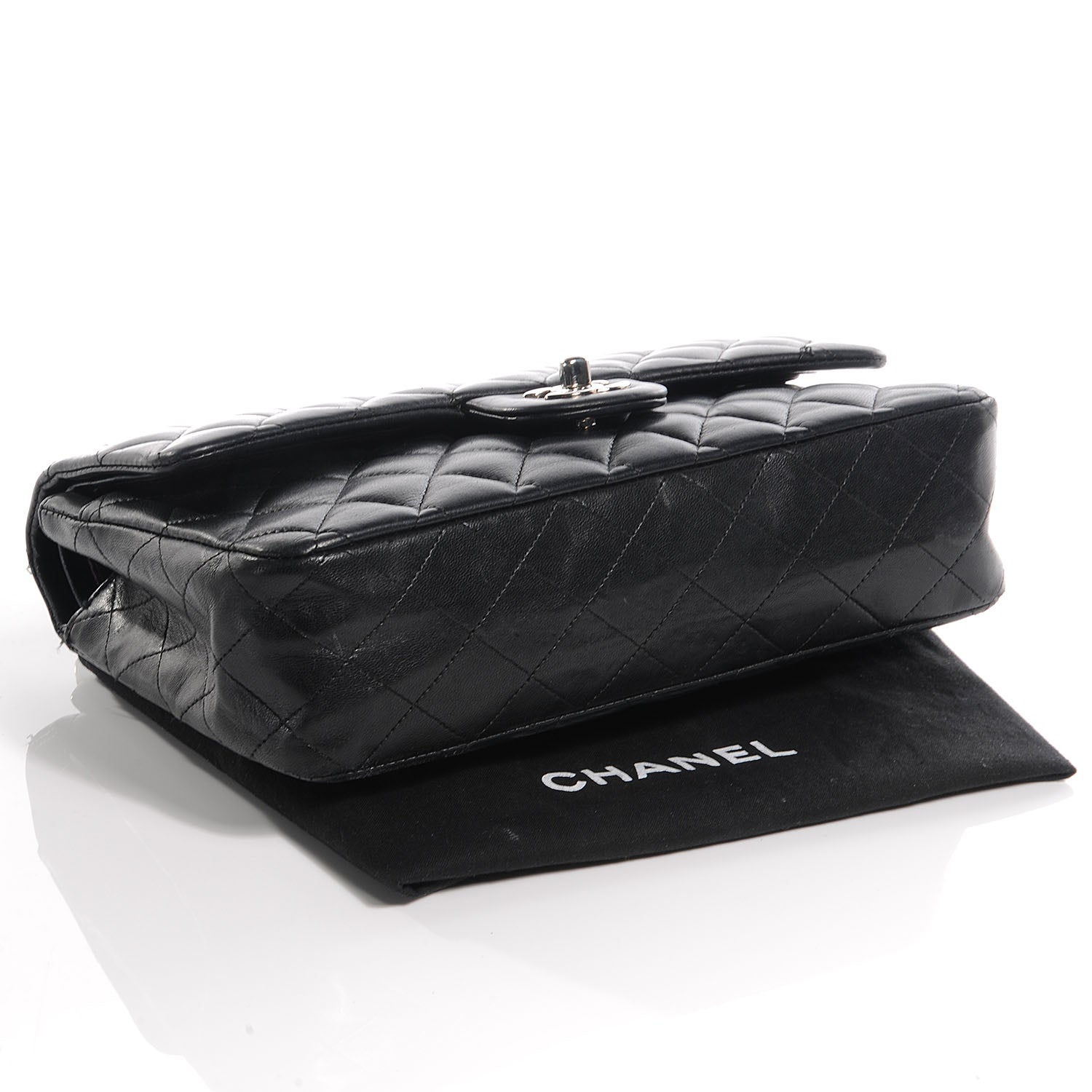 Chanel Lambskin Medium Double Flap Black 4 of 7