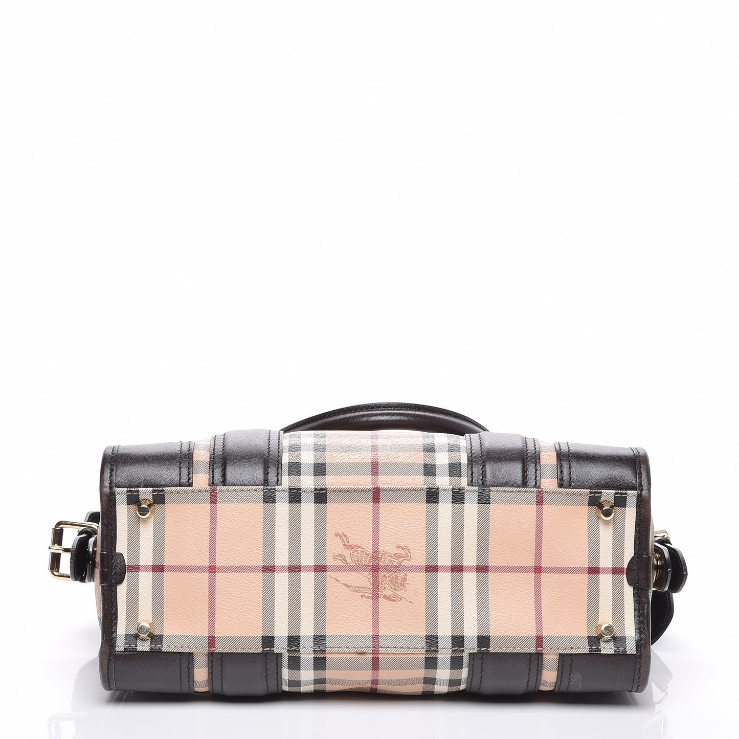 Haymarket Check Medium Golderton Tote Chocolate