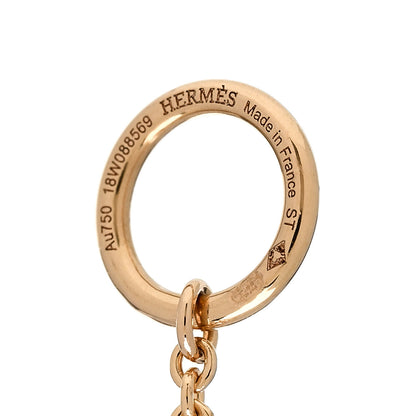 Hermes 18K Rose Gold Diamond TPM Vertige Coeur Bracelet ST 3 of 4