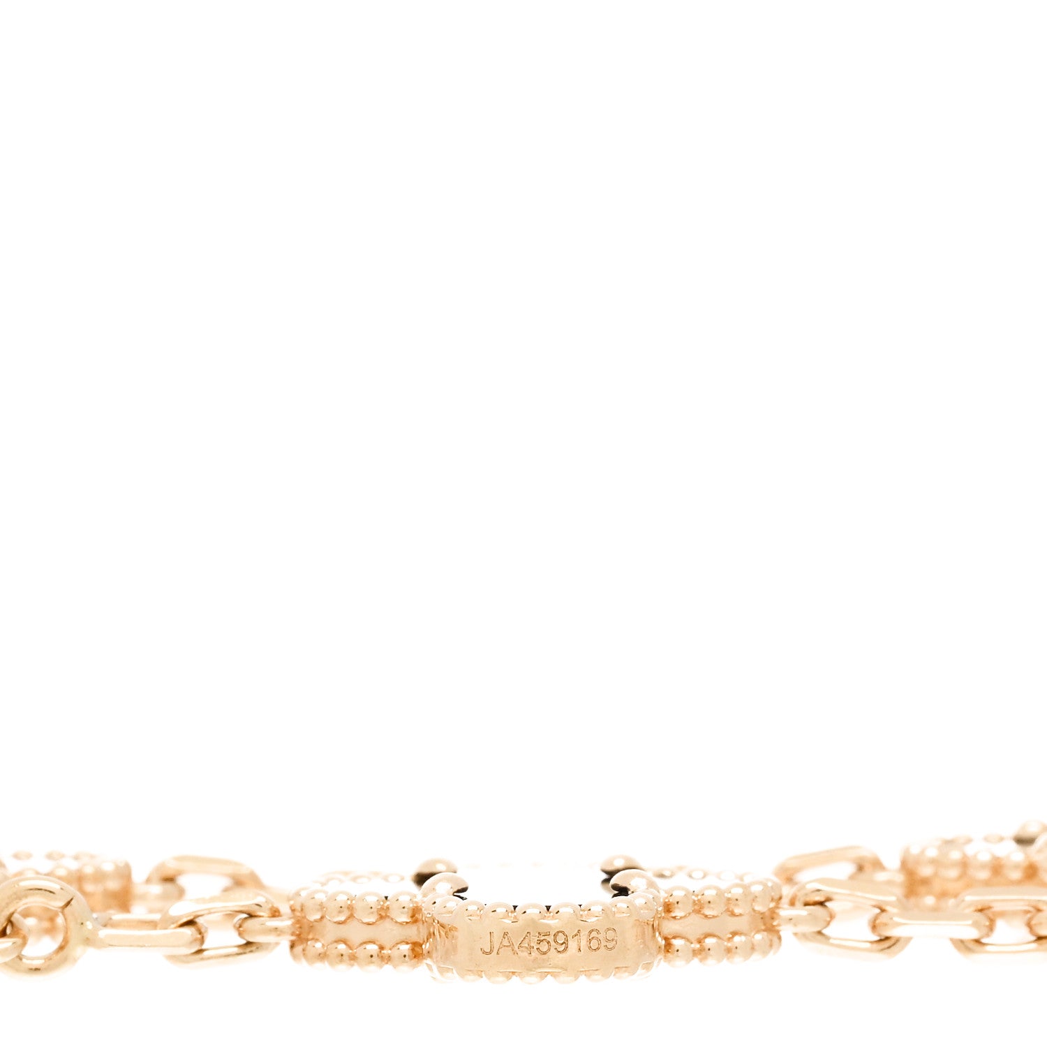 Van Cleef & Arpels 18K Yellow Gold Black Onyx 5 Motifs Vintage Alhambra Bracelet 4 of 5