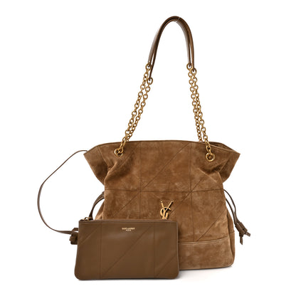 Saint Laurent Suede Small Jamie Shopping Tote Golden Leaf 3 of 11