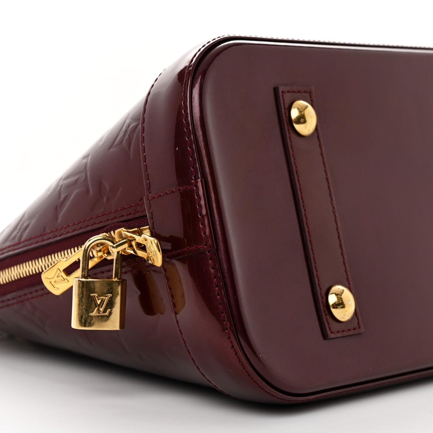Louis Vuitton Vernis Alma PM Rouge Fauviste 9 of 10