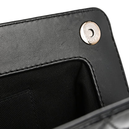 Chanel Patent CC Quilted Timeless Clutch Black 9 of 14