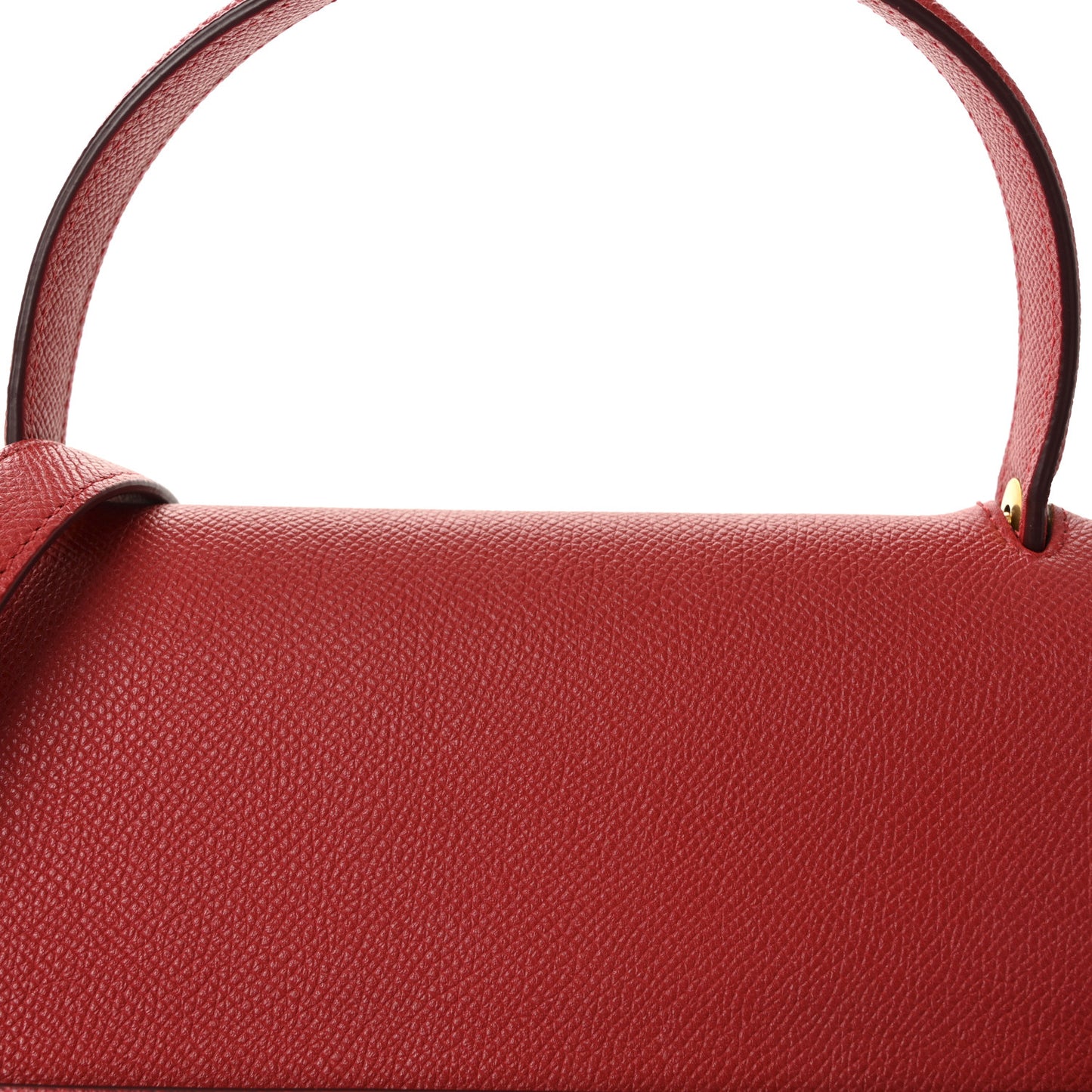 Grained Calfskin Mini Belt Bag Coquelicot