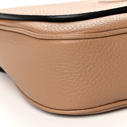 Gucci Pebbled Calfskin Medium Soho Flap Crossbody Camelia 10 of 11