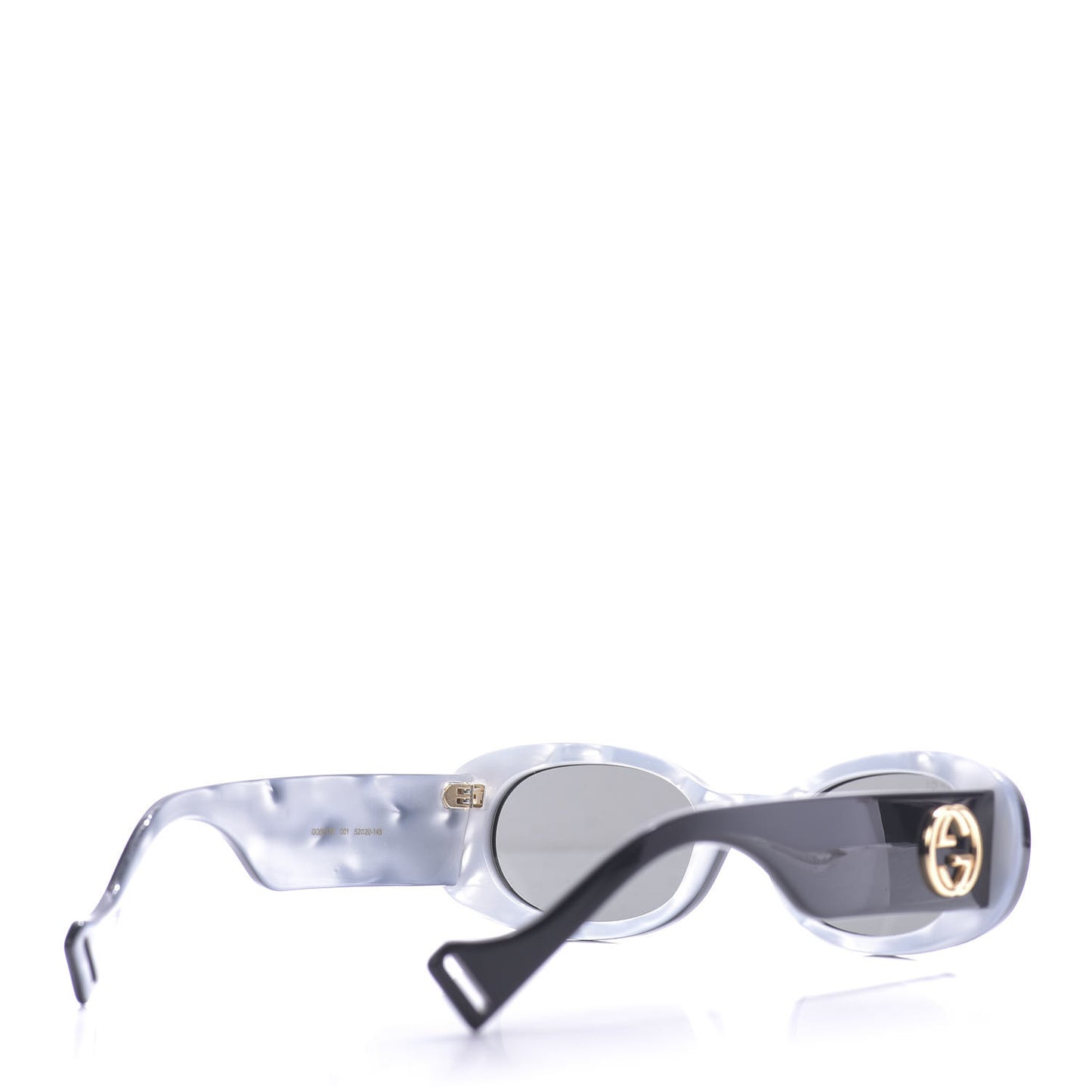 Acetate Oval Sunglasses GG0517S Black