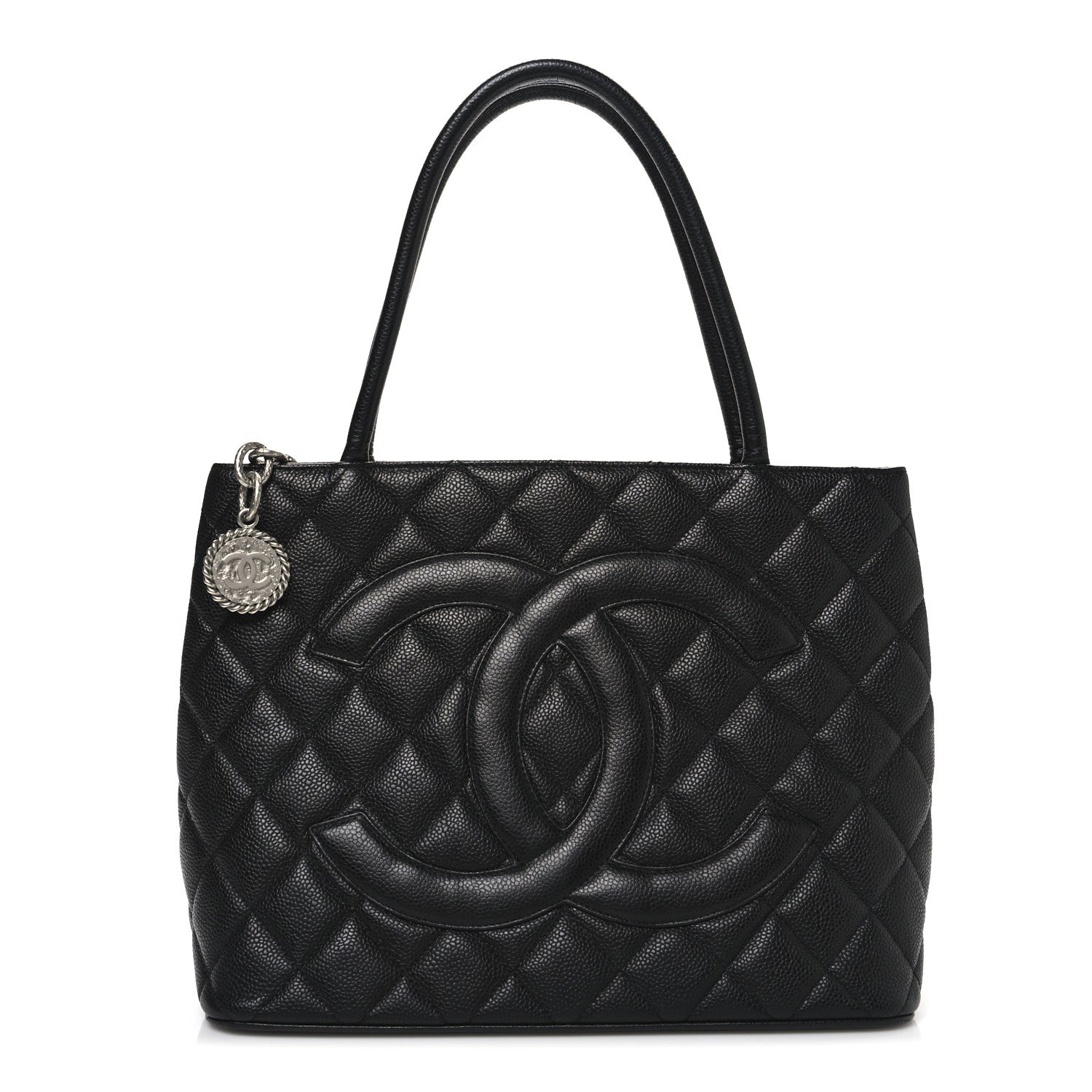 Chanel Caviar Quilted Medallion Tote  Black 1 of 10