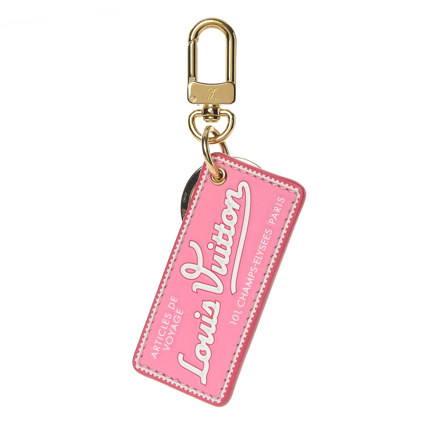 Louis Vuitton Calfskin World Tour BB Bag Charm Key Holder 1 of 4