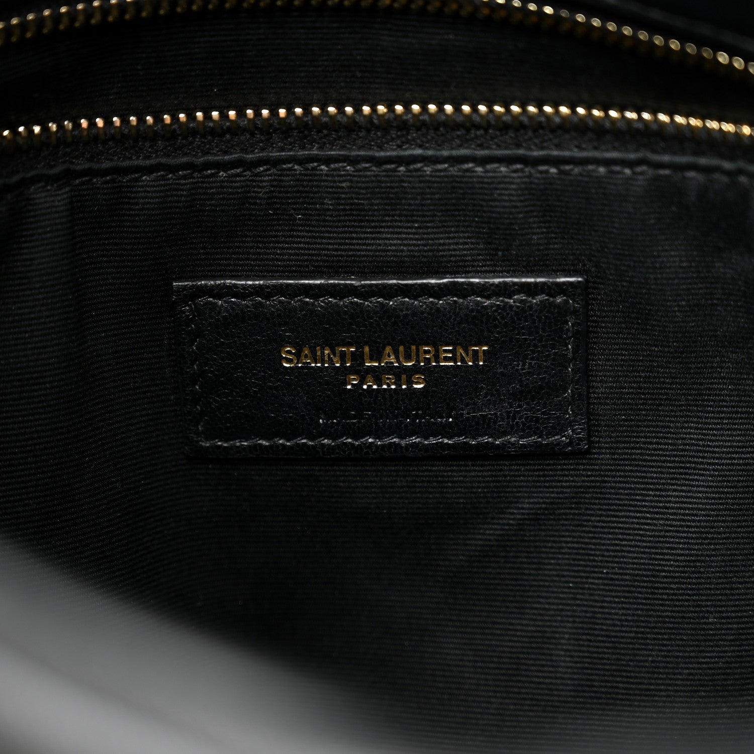 Saint Laurent Lambskin Quilted Small Loulou Puffer Monogram Chain Satchel Black 6 of 10