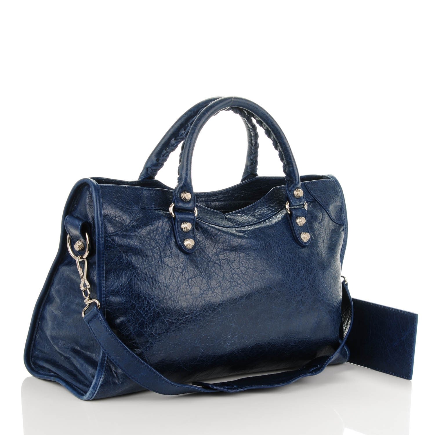 Balenciaga Agneau Giant 12 Silver Hardware City Bleu Mineral Light Bleu Mineral 3 of 8