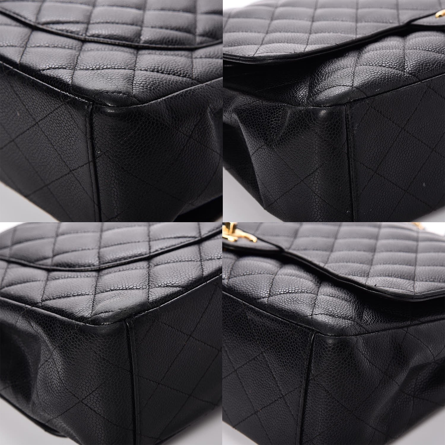 Chanel Caviar Quilted Maxi Double Flap Black 6 of 9