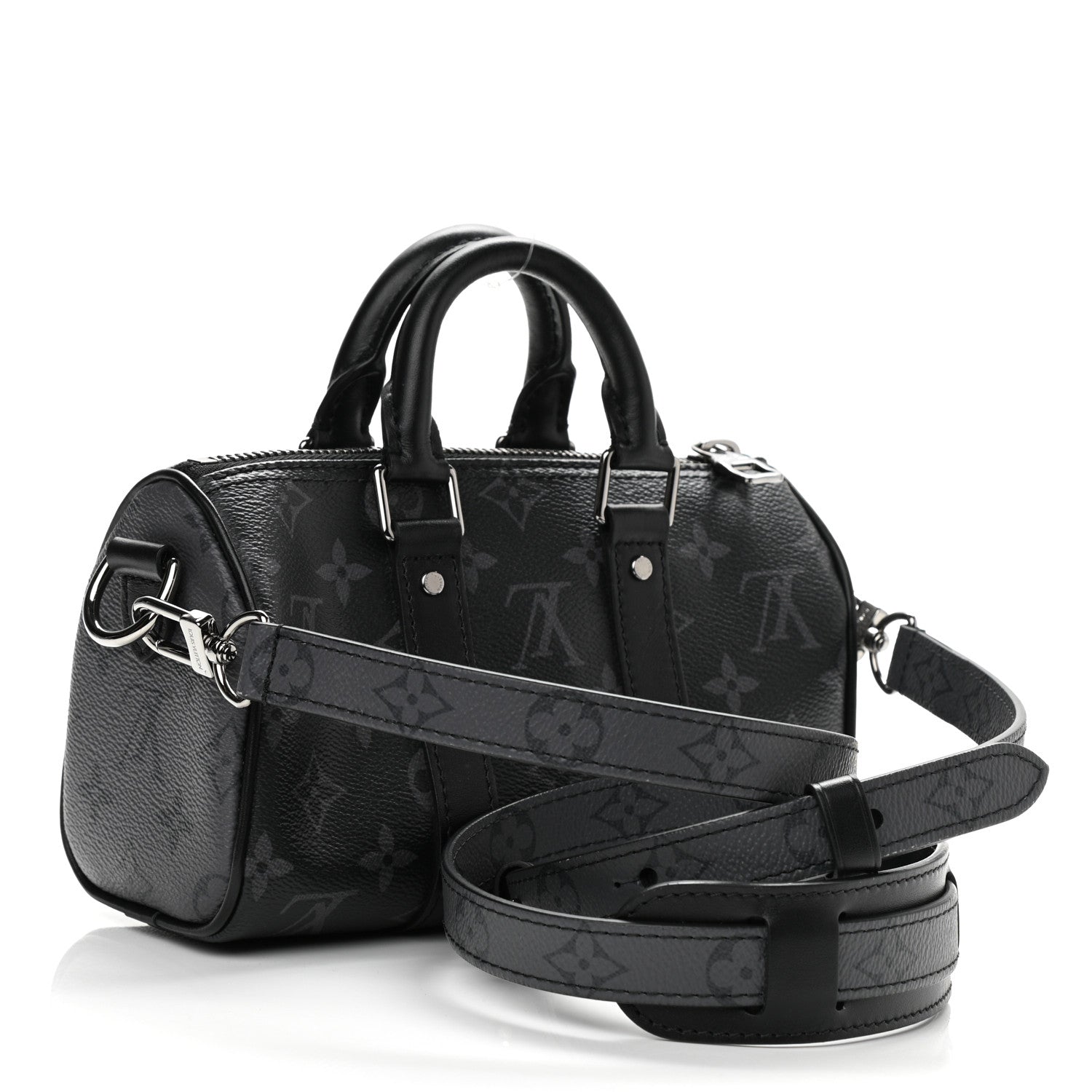 Louis Vuitton Reverse Monogram Eclipse Keepall XS Black 3 of 9
