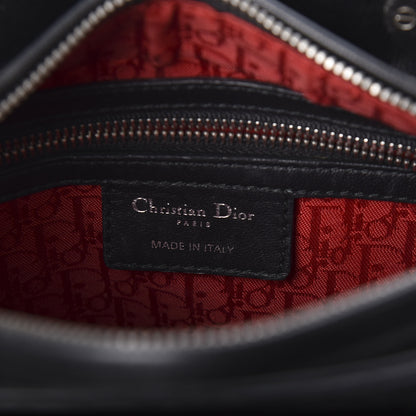 Christian Dior Lambskin Cannage Medium Lady Dior Black 6 of 8