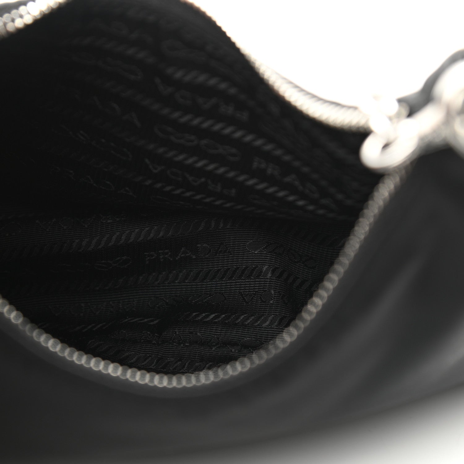 Prada Nylon Re-Edition 2005 Shoulder Bag Black 5 of 10