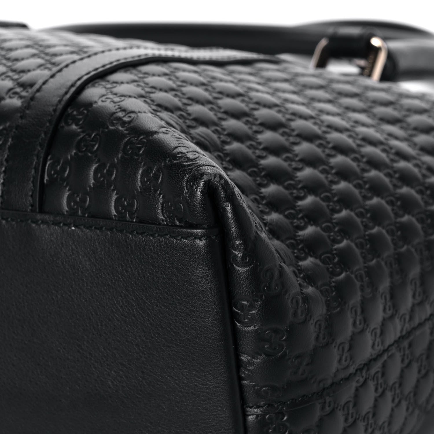 Gucci Soft Microguccissima Small Zippered Satchel Black 12 of 16