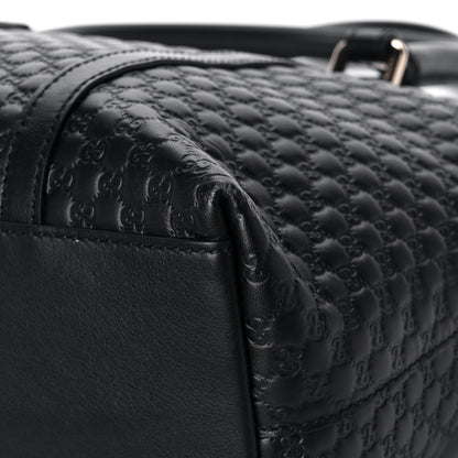 Gucci Soft Microguccissima Small Zippered Satchel Black 12 of 16