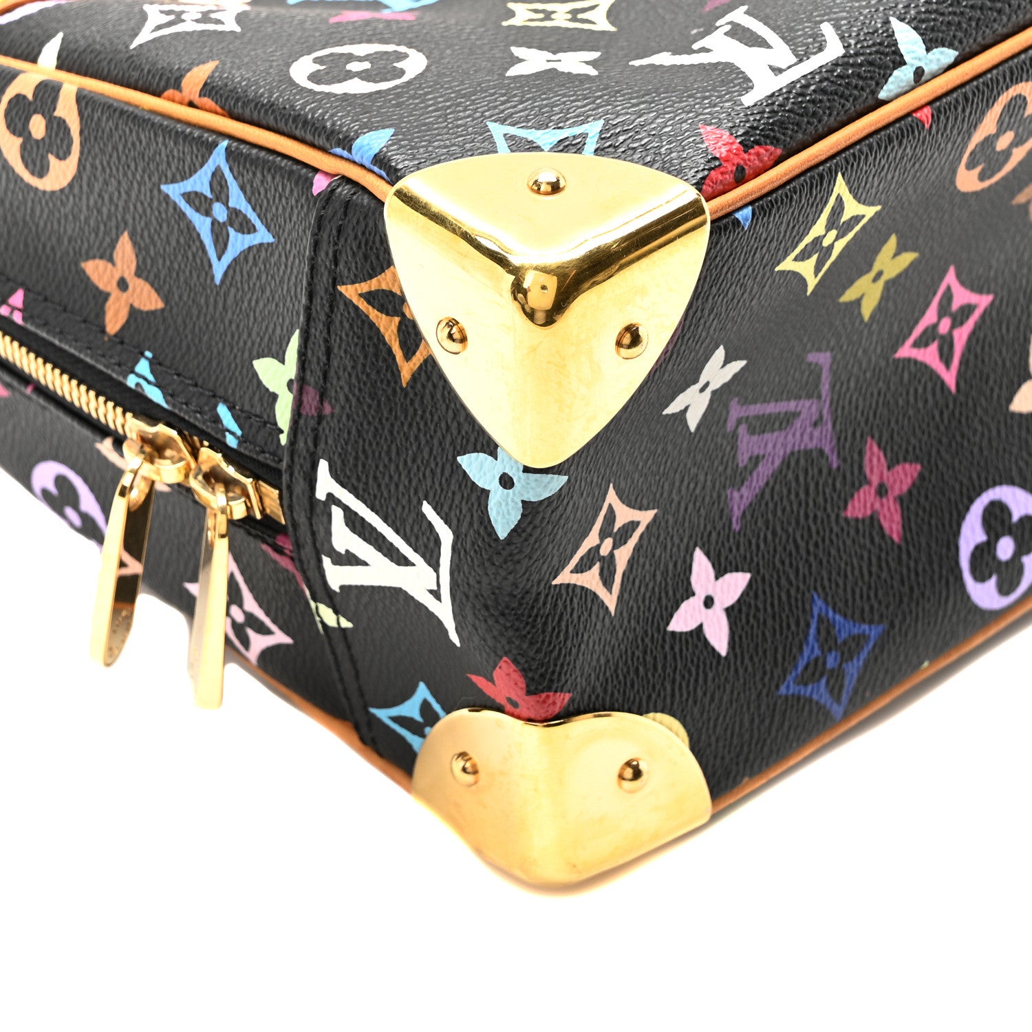 Louis Vuitton Monogram Multicolor Trouville Black 8 of 9