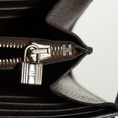 Hermes Epsom Kelly Longue Wallet Chocolate 29 of 30