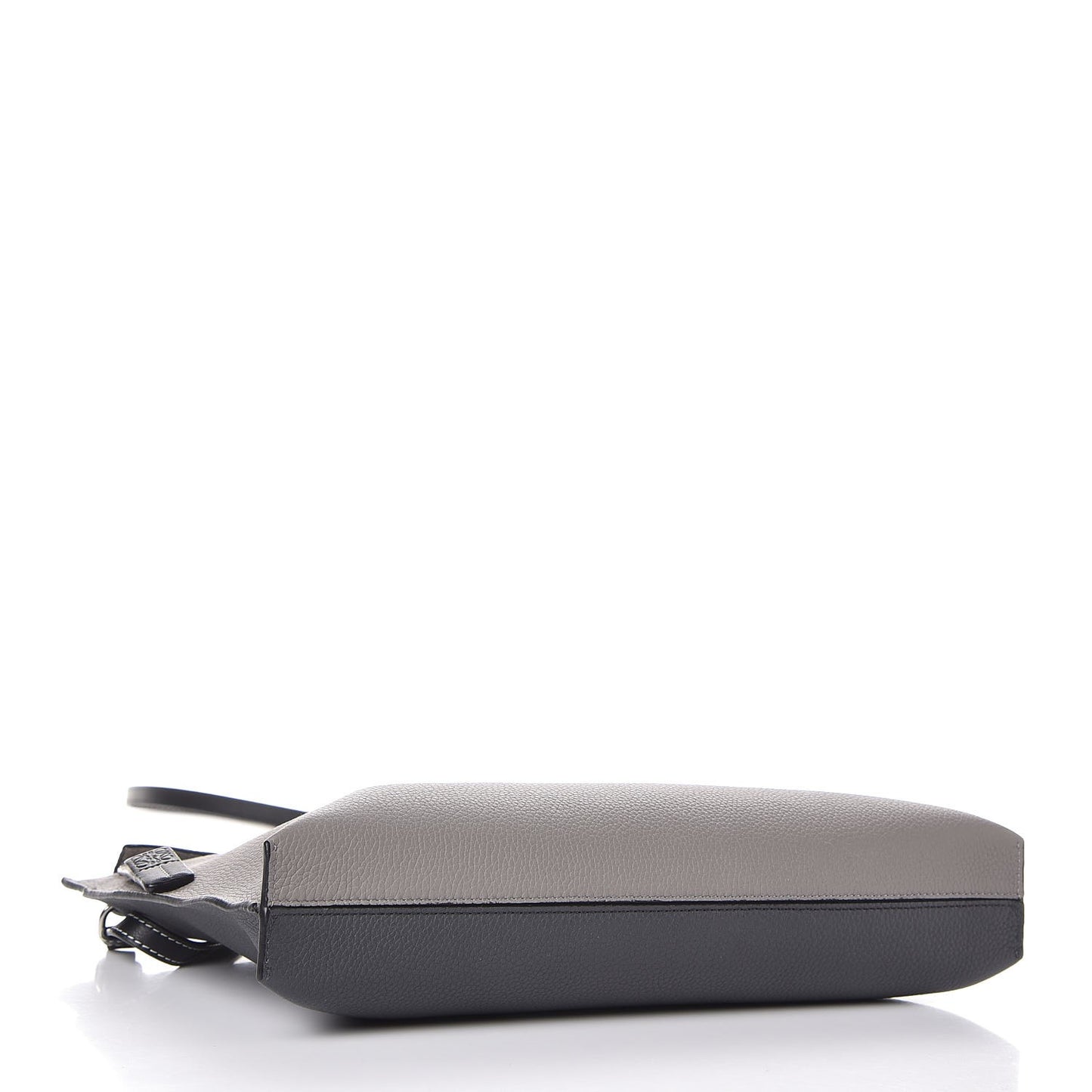 Calfskin T Pouch Bag Smoke Grey Anthracite