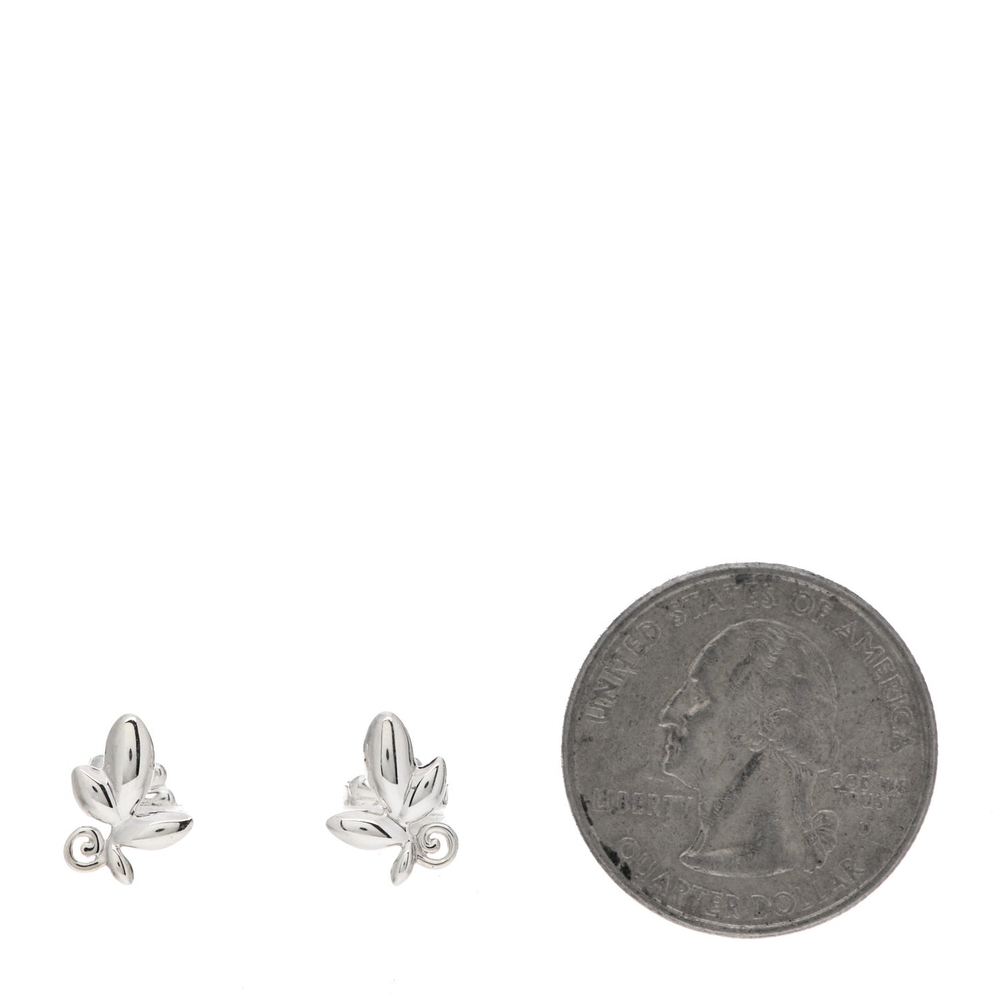 Sterling Silver Paloma Picasso Olive Leaf Earrings