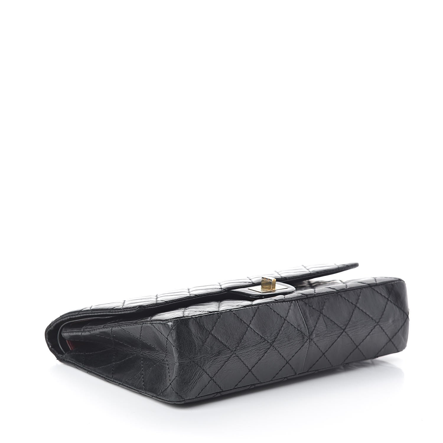 Chanel Aged Calfskin Quilted 50th Anniversary 2.55 Reissue 226 Flap Black 4 of 18