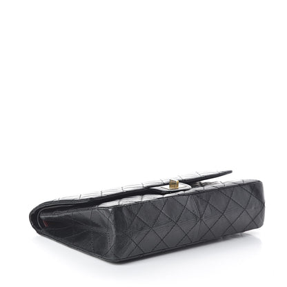 Chanel Aged Calfskin Quilted 50th Anniversary 2.55 Reissue 226 Flap Black 4 of 18