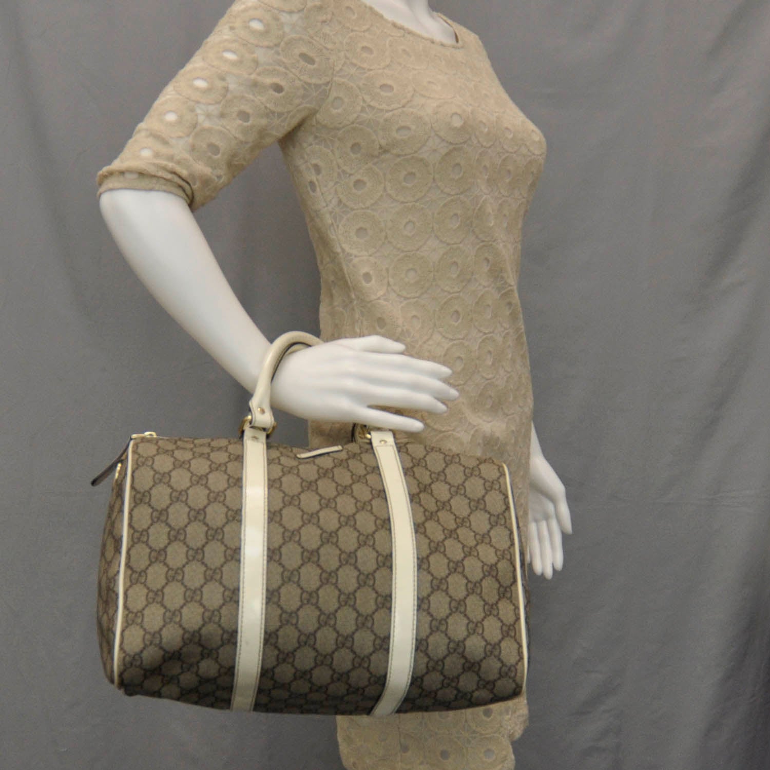 Gucci Monogram Medium Joy Boston 2 of 9