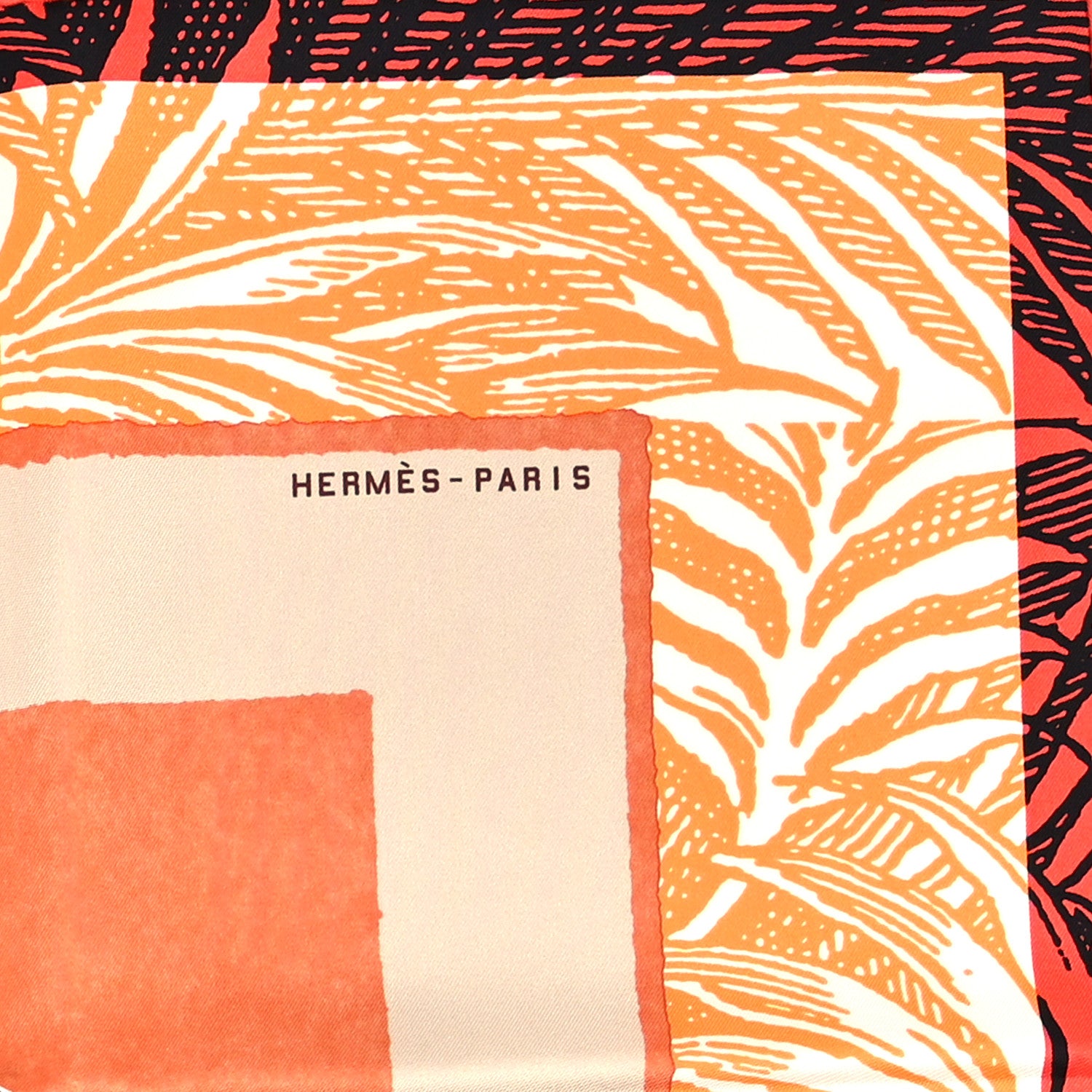 Hermes Silk Cavalier En Formes Scarf 90 Camel Orange Brique 4 of 4