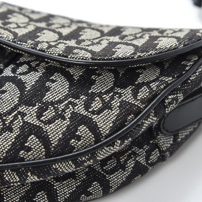 Christian Dior Monogram Saddle Bag Black 7 of 11