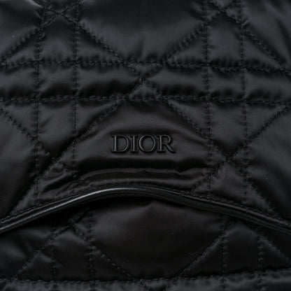 Christian Dior Nylon Cannage Saddle Backpack Black 9 of 9