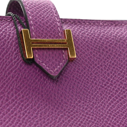 Hermes Epsom Bearn Card Holder Wallet Anemone 8 of 9