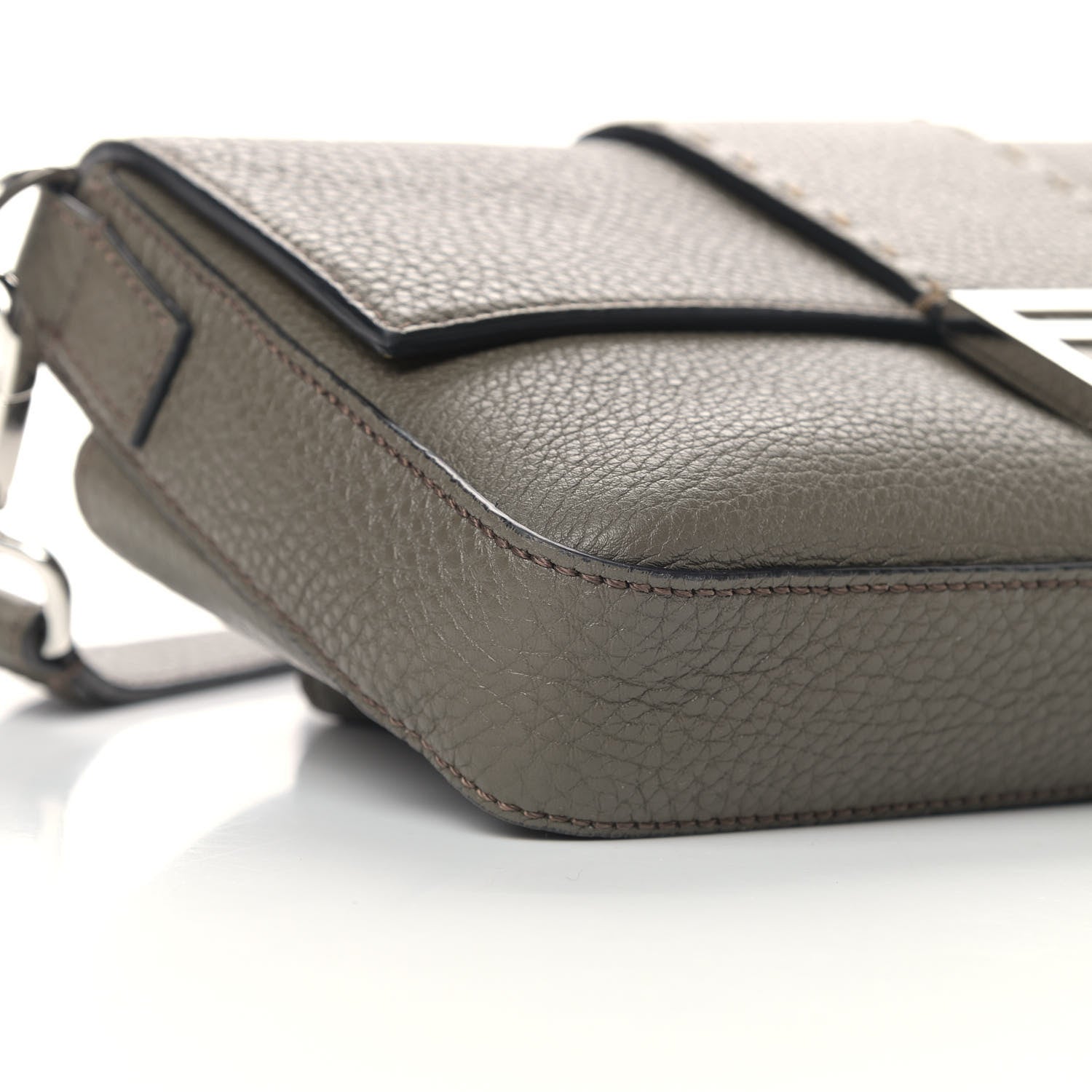 Fendi Cuoio Romano Selleria Belt Baguette Bag Taupe 7 of 11