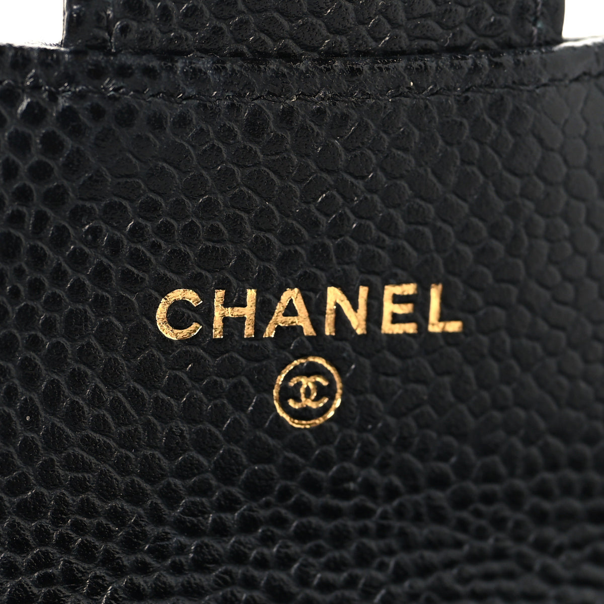 Chanel Caviar Quilted Flap Card Holder Wallet Black 6 of 9