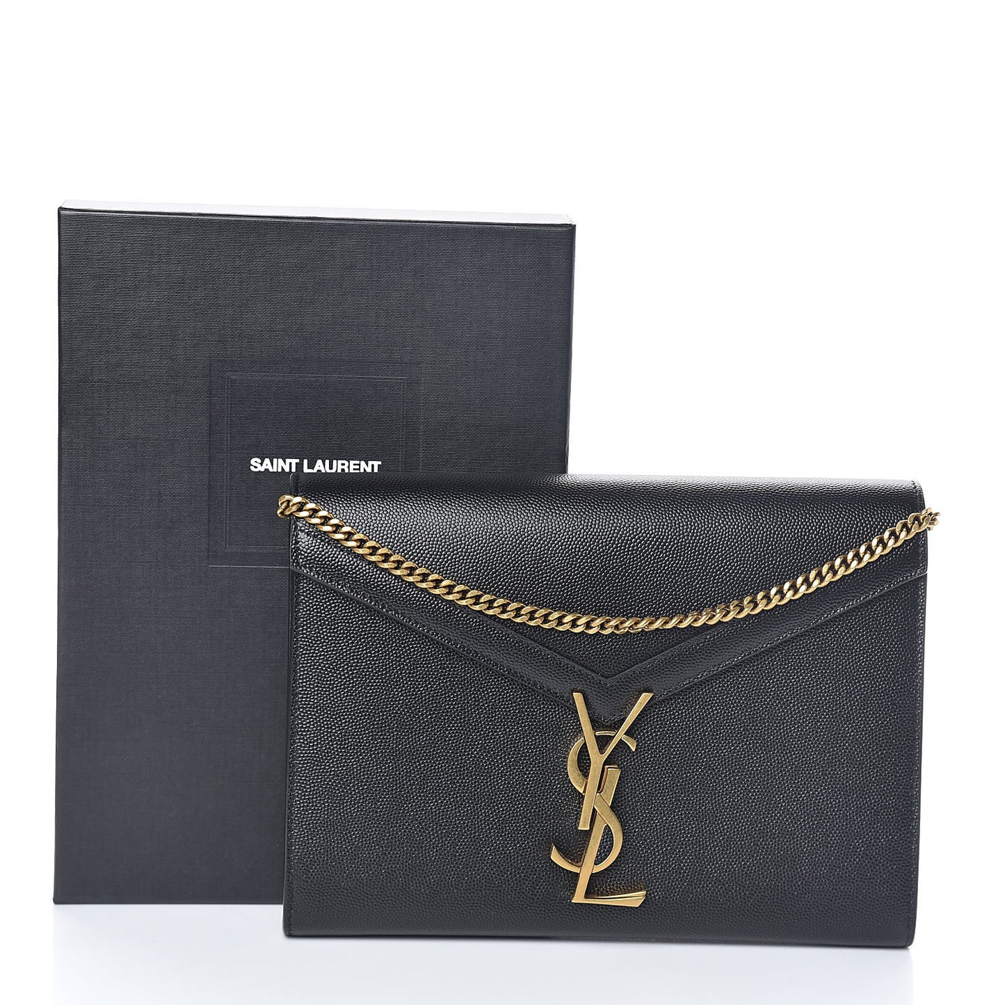 Grain De Poudre Monogram Cassandra Chain Wallet Black Rouge Legion