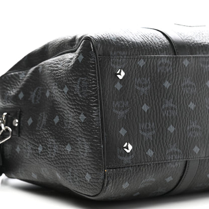 MCM Visetos Medium Traveler Weekender Duffle Bag Black 10 of 11